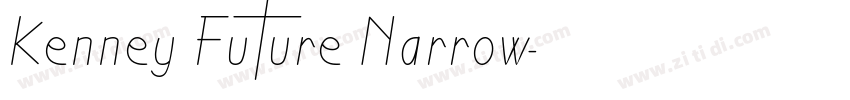 Kenney Future Narrow字体转换